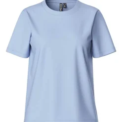 Pieces PCRia SS Solid Tee Noos Cashmere Blue