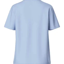 Pieces PCRia SS Solid Tee Noos Cashmere Blue