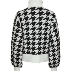 Pieces PCRooa LS Roll Neck Knit Cloud Dancer