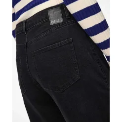 Pieces PCSelma HW Wide Jeans Noos Black Denim