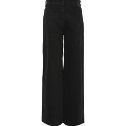 Pieces PCSelma HW Wide Jeans Noos Black Denim