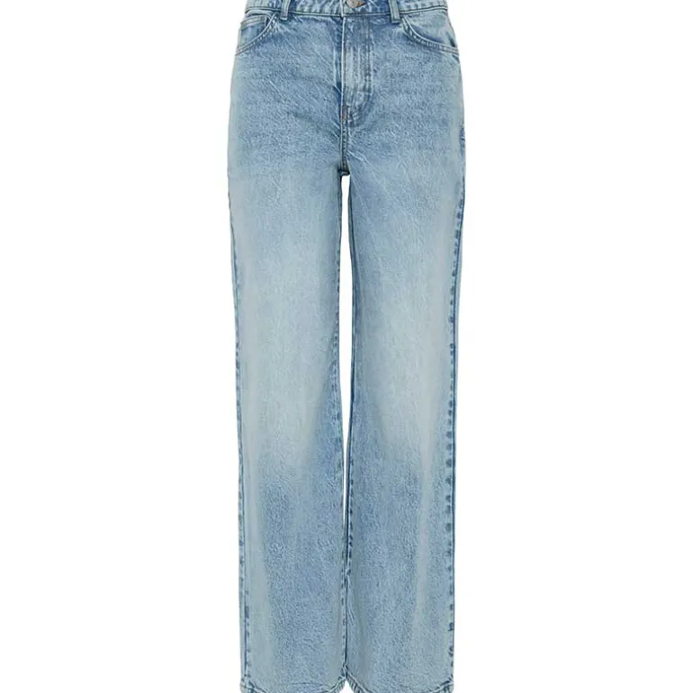 Pieces PCSelma HW Wide Jeans Noos Light Blue Denim