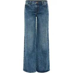 Pieces PCSelma LW Wide Jeans Noos Medium Blue Denim