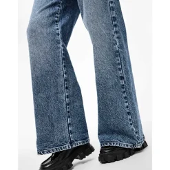 Pieces PCSelma LW Wide Jeans Noos Medium Blue Denim