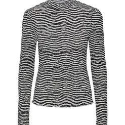 Pieces PCSesh LS T-Neck Top BC Sort