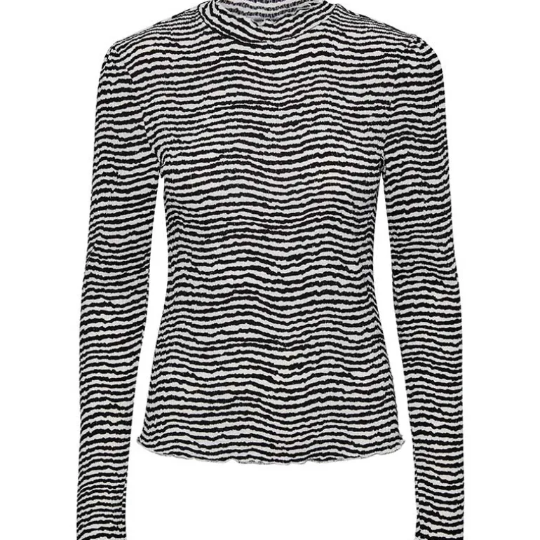 Pieces PCSesh LS T-Neck Top BC Sort