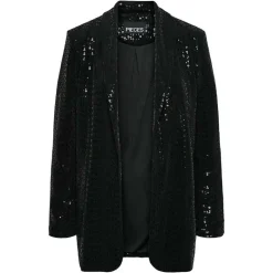 Pieces PCSiddy LS Blazer JRS Black Sequins