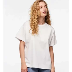Pieces PCSkylar SS Oversized Tee Noos Bright White