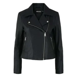 Pieces PCSusse Leather Jacket Noos Black