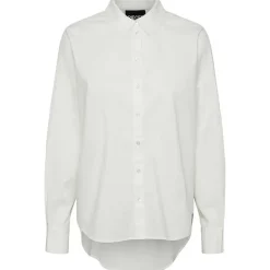 Pieces PCTanne LS Loose Shirt NOOS Hvid