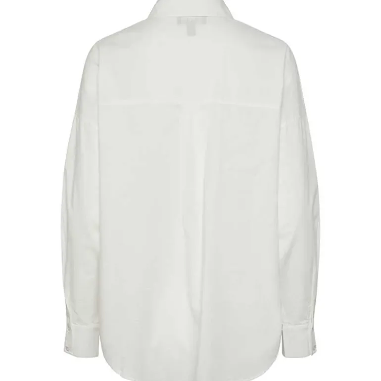 Pieces PCTanne LS Loose Shirt NOOS Hvid