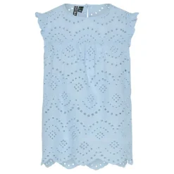 Pieces PCVilde SL Top Wvn Noos Cashmere Blue