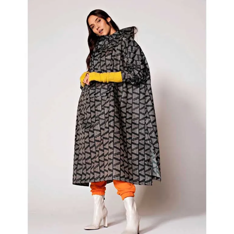 Rainkiss Rain Poncho Moa Light Grey