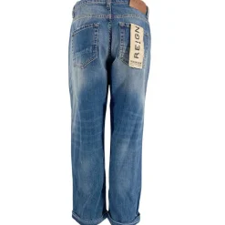 Reign Italia Maura Navajo Cropped Jeans Denim