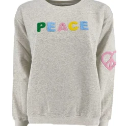 Rosas IS-Peace Sweat Shirt Grey Melange
