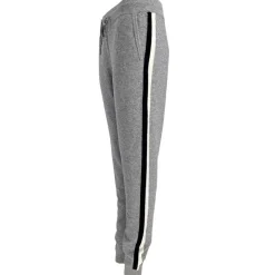 ROSAS L-67 CASHMERE MERINO PANT WITH STRIPES GRÅ