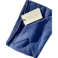 Rosas R-22 Cashmere Small Scarf Denim