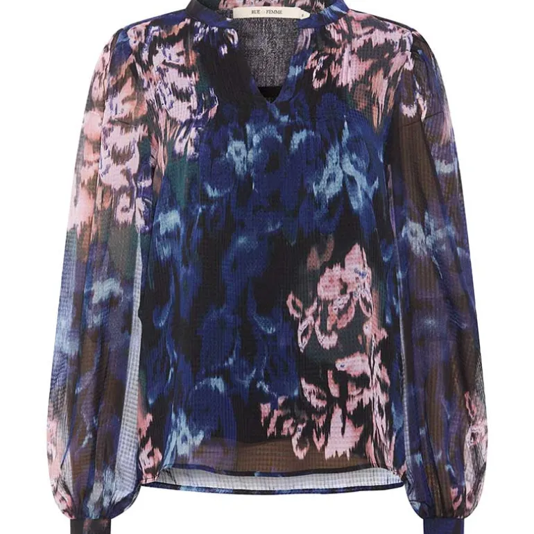 Rue De Femme New Corsa Blouse Mørkeblå