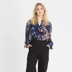 Rue De Femme New Corsa Blouse Mørkeblå