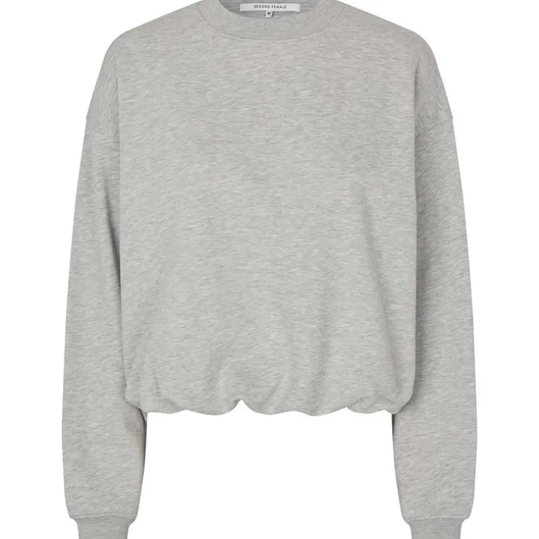 Second Female Adabell Balloon Sweat Grey Melange