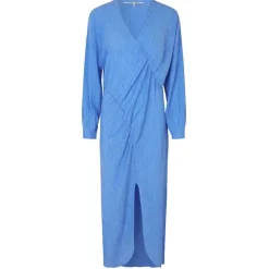 SECOND FEMALE BELISA DRESS BLÅ