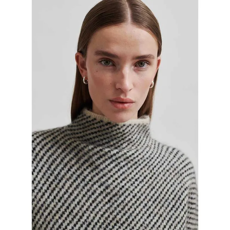 Second Female Capella Knit T-Neck Brazilian Sand