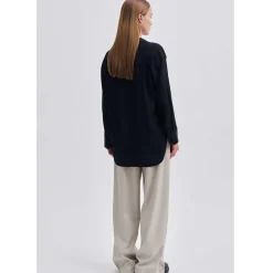 Second Female Cibelle Tunic Blouse Sort