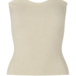 SECOND FEMALE COMO KNIT STRAPLESS TOP SAND