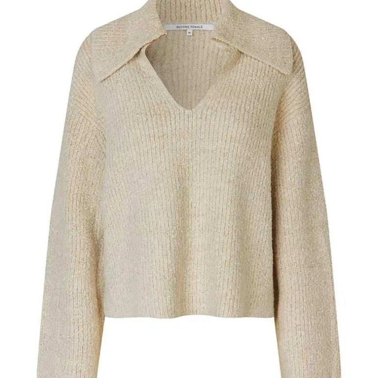 Second Female Gerda Knit Collar Summer Sand