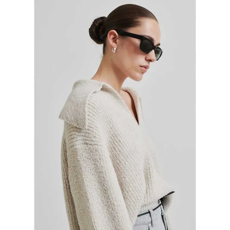 Second Female Gerda Knit Collar Summer Sand