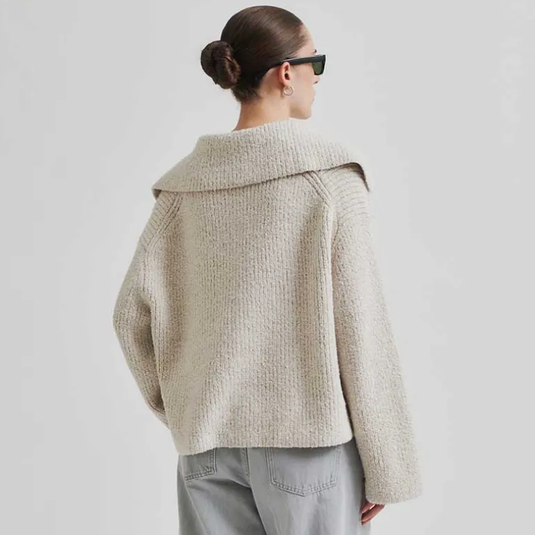 Second Female Gerda Knit Collar Summer Sand