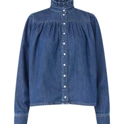 Second Female Mina Denim Shirt Blue Denim