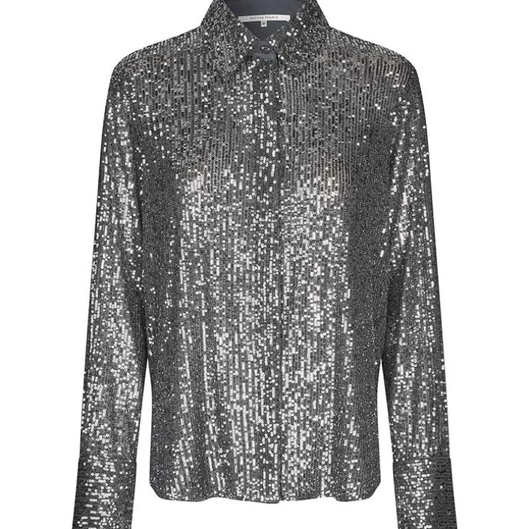 Second Female Moonshine Slim Shirt Iron Gate