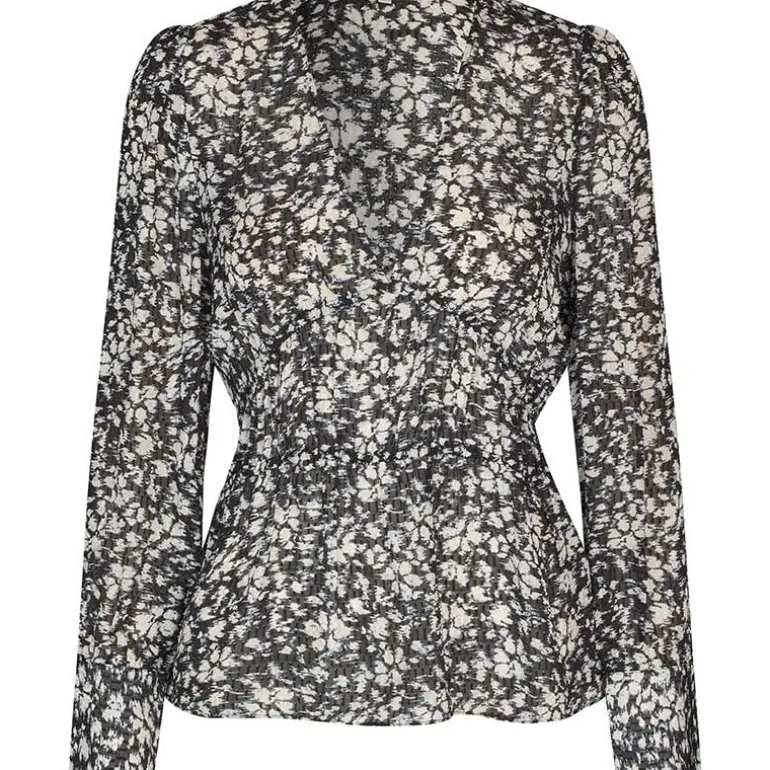 Second Female Scratch Blouse Black