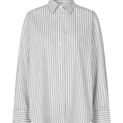 Second Female Soalon Classic Striped Shirt Hvid