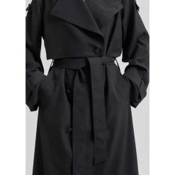 Second Female Zoe Trenchcoat Dark Grey Melange