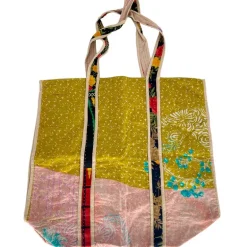 WAUW Unique Kantha Tote Bag No. 07 Mix Print